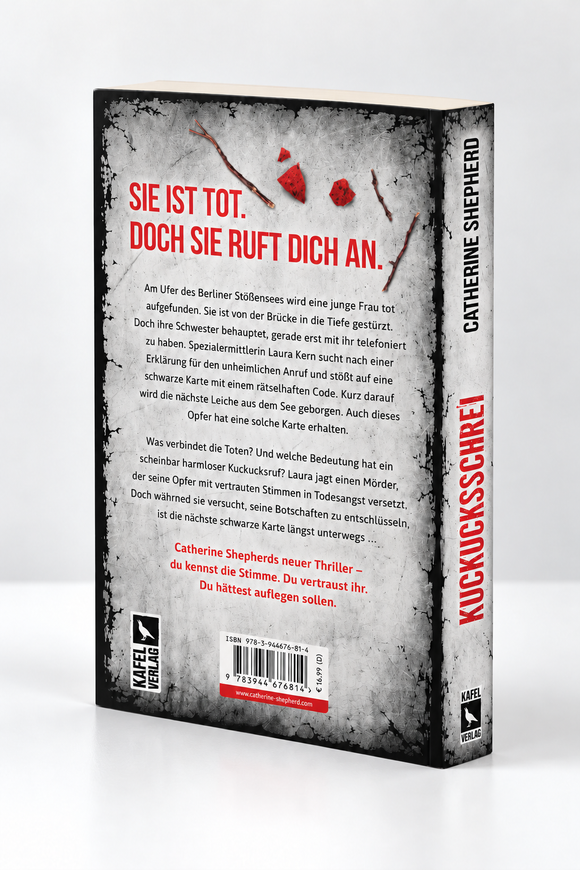 Kuckucksschrei – virtuelle Paperback-Ansicht: Rückseite